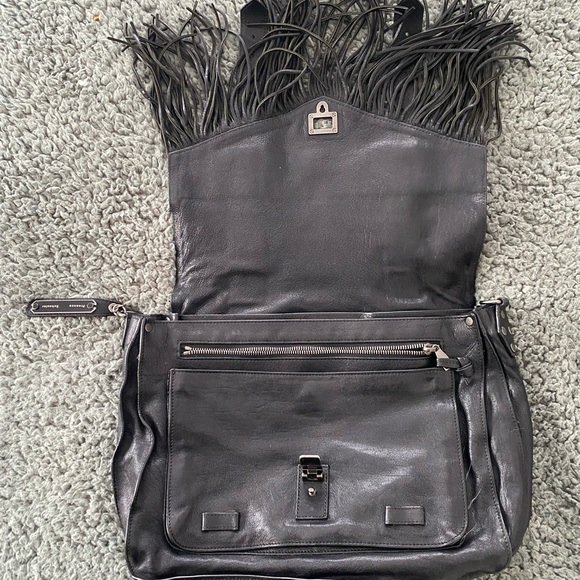 Proenza Schouler Leather Fringe PS1 Satchel Bag - Picture 3 of 11